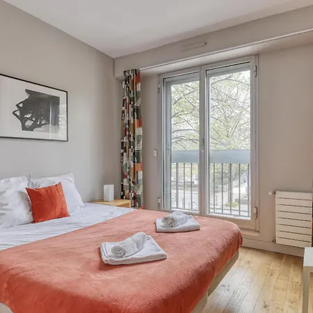 Luminous & Modern Flat With Balcony Paris-bastille Parigi
